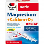Doppelherz Magnesium + Calcium + D3 DIRECT (20 Portionen) [Sonderposten]