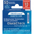 TESTAmed® GlucoCheck ADVANCE Teststreifen (50 St.)