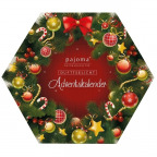 pajoma Duftkerzen Adventskalender "Sechseck" (25-tlg.)