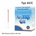 AcuTop Akupunkturnadeln Typ ACC, 0,22 x 25 mm (100 St.)