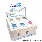 AcuTop Classic Kinesiology Tape Mixbox (6 x 5 cm x 5 m)