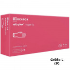 MERCATOR nitrylex® magenta Gr. L (100 St.)