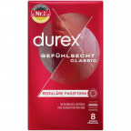 Durex Gefühlsecht Classic Kondome (8 St.) [Sonderposten]