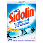 Sidolin streifenfrei Brillentücher (20 St.)